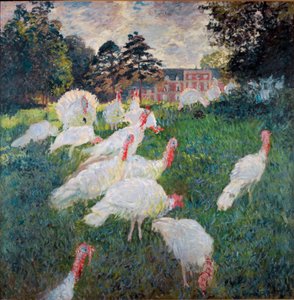 Kalkoenen door Claude Monet