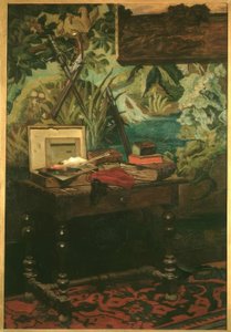 Een hoek van het atelier door Claude Monet