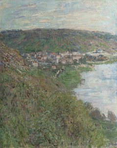 Uitzicht op Vétheuil door Claude Monet
