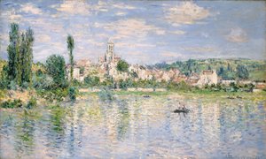 Vétheuil in de zomer door Claude Monet