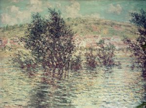 Vétheuil, uitzicht op Lavacourt