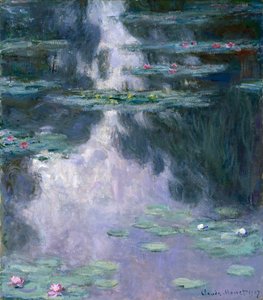 Waterlelies (Nympheas) 1907 door Claude Monet