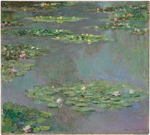 Waterlelies, 1905 door Claude Monet