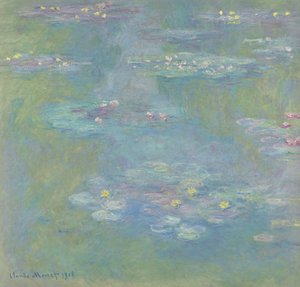 Waterlelies; Nympheas, 1908 door Claude Monet