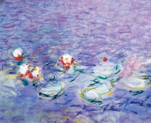 Waterlelies, detail door Claude Monet