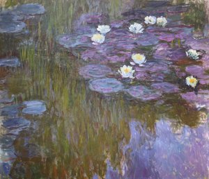 Waterlelies door Claude Monet