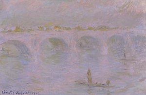 Waterloo Brug in Londen, 1902 door Claude Monet