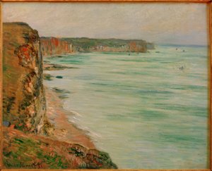 Windstilte, Fécamp door Claude Monet