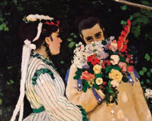 Vrouwen in de tuin (detail), c.1866 door Claude Monet