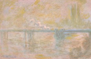Charing Cross Bridge, Londen door Claude Monet