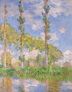 Populieren in de Zon door Claude Monet