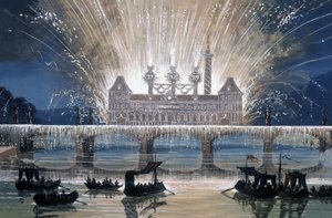 Vuurwerk door Claude Ruggieri