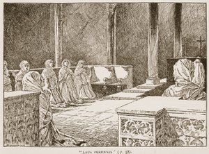 Laus Perennis, illustratie uit 