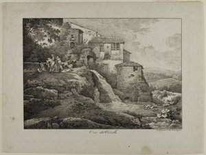 Uitzicht op Tivoli door Claude Thienon