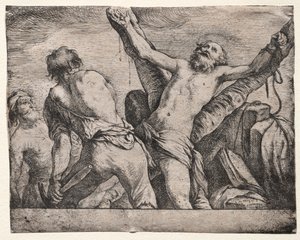 Het Martelaarschap van St. Andreas door Claude Vignon