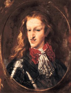 Portret van Karel II (1661-1700), Koning van Spanje