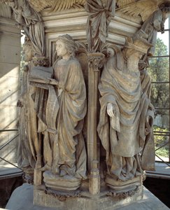 Jeremia en Zacharia. De basis van de Put van Mozes (beeldhouwwerk)