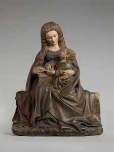 Maagd en kind, ca. 1415-17 door Claus de Werve