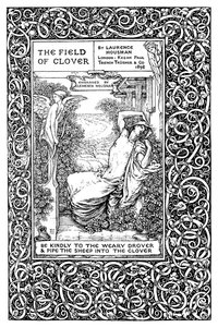 Titelpagina van The Field of Clover, 1899 door Clemence Housman
