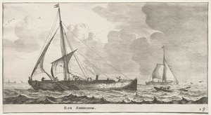 Verschillende Schepen en Zichten van Amsterdam (Verscheÿde Schepen en Gesichten van Amstelredam), Deel II: Een Koopvaardijschip