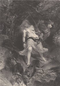 Diane, ca. 1830-70 door Célestin Nanteuil
