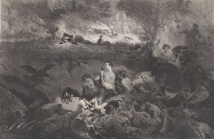 Dromen van de Jacht, 1858 door Célestin Nanteuil