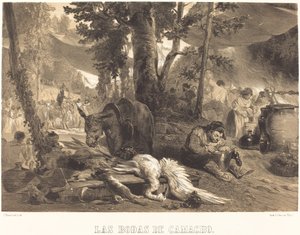De bruiloft van Camacho door Célestin Nanteuil