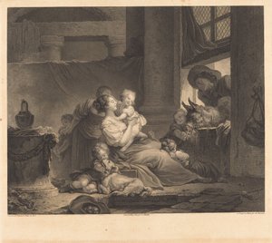 De familie van de boer