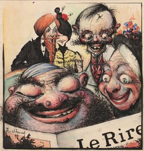 Omslagontwerp voor het tijdschrift Le Rire, 1896 door Clément Rochel