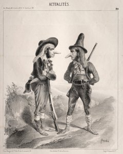 Actualités: Insurgez-vous donc! ...hien! voilà qui va devenir gentil!..., 1841 door Clémente Pruche