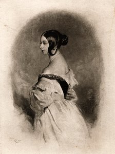 Koningin Victoria op twintigjarige leeftijd