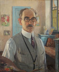 Zelfportret door Colin Campbell Cooper