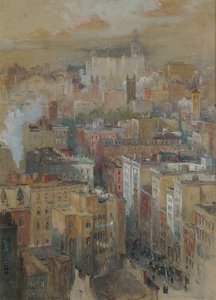Uitzicht op New York City, ca. 1910