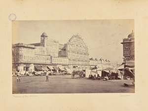 Jaypur; De Hauwa Mahal, of Paleis van de Wind door Colin Murray