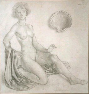 Studie voor Venus en Cupido