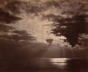 Zonsondergang op Zee, 1860s.