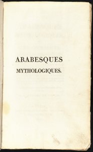 Mythologische Arabesken door Comtesse Stéphanie Félicité de Genlis