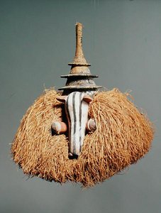 Zoomorfisch Masker (hout & vezel)