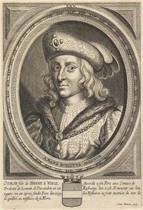 Portret van Otto, Hertog van Brabant en Leuven door Conrad (after) Waumans
