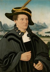 Portret van Fridrich Rorbach, 1532 door Conrad Faber von Creuznach