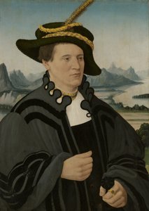 Portret van Friedrich Rorbach door Conrad Faber von Creuznach