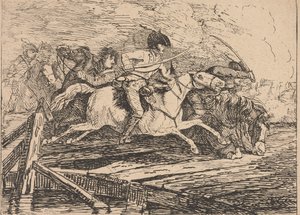 Cavalerie die Aanvalt