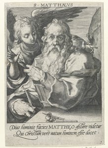 Evangelist Matteüs door Conrad Goltz (possibly)
