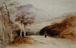 De Landweg door Conrad Martens