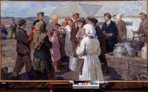 Bezoek van premier N. Chroesjtsjov aan de Stavropol Krai, eind jaren 1950 door Constance Walton