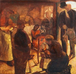 De vreemdeling, door Constant Permeke (1886-1952)