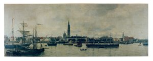 De waterkant van Antwerpen