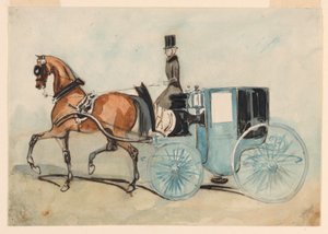 De blauwe brougham
