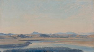 Tiberlandschap bij Acqua Acetosa door Constantin Hansen