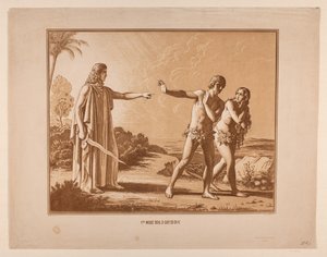 Verdrijving uit het Paradijs door Constantin Hansen